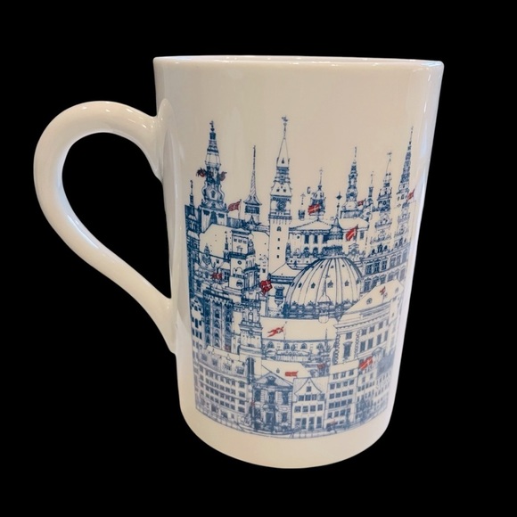 Kobenhavn Denmark / COPENHAGEN DENMARK collectors Porcelain Coffee/Tea Mug 4” - Picture 4 of 9